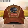 Uni Happy Black Angus Customized Name Cap