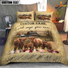 Uni Highland God Says You Are Custom Name Bedding Set
