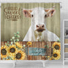 Uni Charolais Hello Sweet Cheeks 3D Shower Curtain