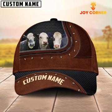 Uni Black Baldy Happiness Zipper Pattern Customized Name Cap