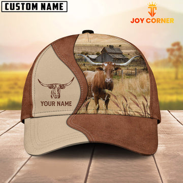 Uni Texas Longhorn Customized Name Choco Cap