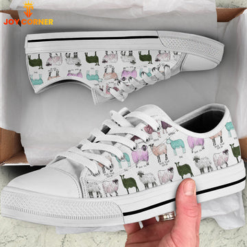 Uni Sheep Pattern Low Top Shoes