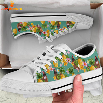 Uni Chicken Pineapple Pattern Low Top Shoes