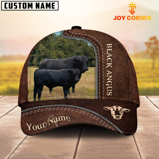 Uni Cattle of Tim Walters Customized Name Leather Pattern Cap