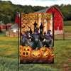 Uni Black Angus Cattle Haunted Farm Halloween Flag