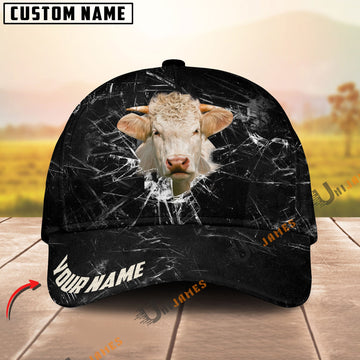 Uni Charolais Glass Broken Customized Name Cap