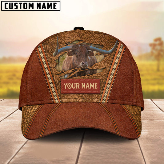 Uni Happy Texas Longhorn Customized Name Cap