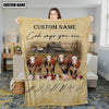 God Says You Are - Uni Personalized Name Hereford Blanket