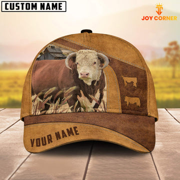 Uni Custom Name Farm Horned Hereford Cap