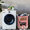 Uni Personalized Black Angus Daisy Flower Laundry Basket
