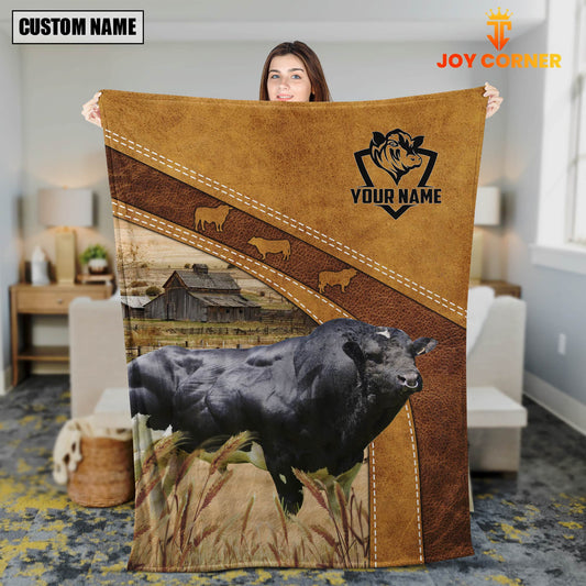 Uni Belgium Blue Cow Custom Name Blanket Collection