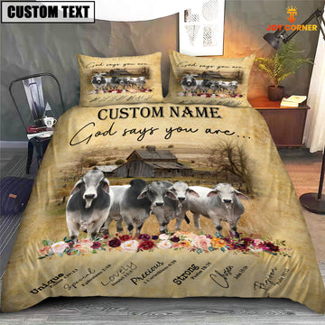 Uni Brahman God Says You Are Custom Name Bedding Set