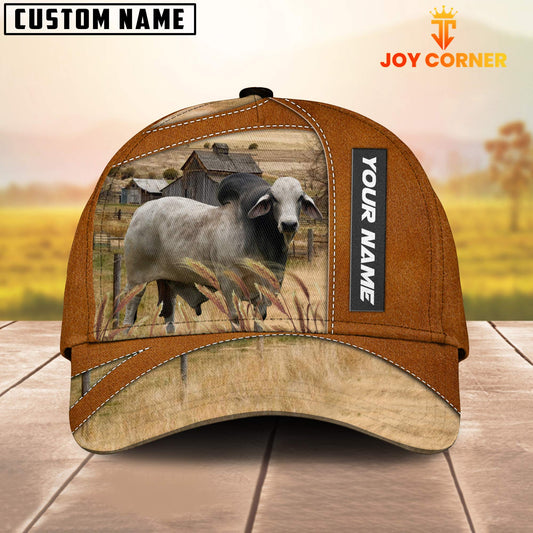 Uni Brahman Customized Name Brown Cap