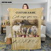 God Says You Are - Uni Personalized Name Charolais Blanket