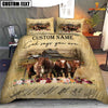 Uni Shorthorn God Says You Are Custom Name Bedding Set