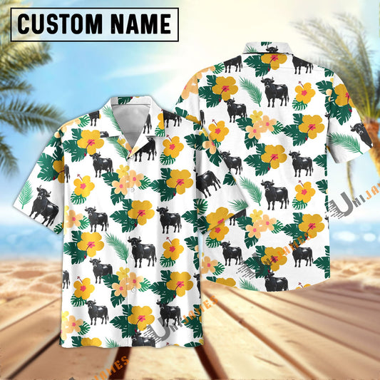 Uni Dexter Summer Flamigo Flower Hawaiian Shirt