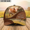 Uni Texas Longhorn Farm Living Pattern Customized Name Cap