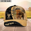 Uni Custom Name Highland Cattle 3D Cap