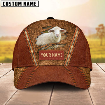 Uni Happy Sheep Customized Name Cap