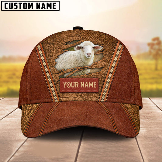 Uni Happy Sheep Customized Name Cap