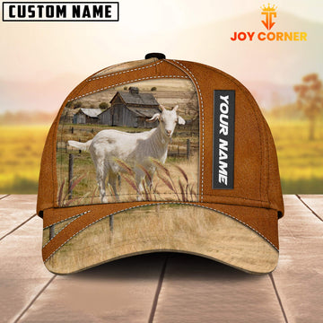 Uni Goat Customized Name Brown Cap