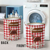Uni Personalized Goat Daisy Flower Laundry Basket