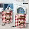 Uni Personalized Highland Daisy Flower Laundry Basket