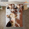 Uni Hereford Kisses Fix Everything Custom Name Bedding Set