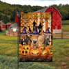 Uni Jersey Cattle Haunted Farm Halloween Flag