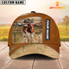 Uni Texas Longhorn Customized Name Brown Cap