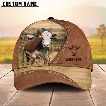 Uni Hereford Customized Name Brown Cap