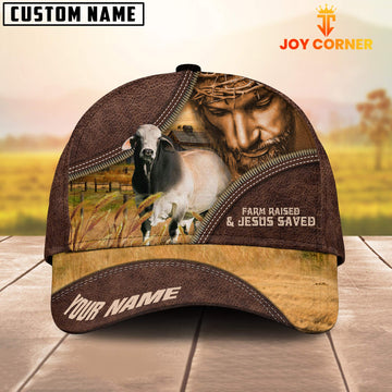 Uni Brahman Farm & Jesus Customized Name Cap