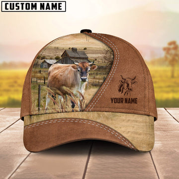 Uni Brown Swiss Customized Name Brown Cap