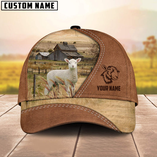 Uni Lambs Customized Name Brown Cap