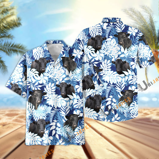 Unique Dexter Blue Summer Pattern Hawaiian Shirt