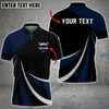 Uni Custom Text Uniform Full Colors 3D Polo Shirt