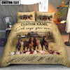 Uni Horse God Says You Are Custom Name Bedding Set