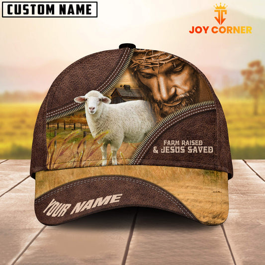 Uni Sheep Farm & Jesus Customized Name Cap