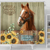 Uni Horse Hello Sweet Cheeks 3D Shower Curtain