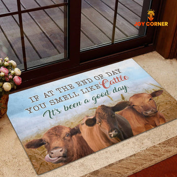 Uni Limousin Cattle Lover Good Day Doormat