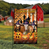 Uni TX Longhorn Cattle Haunted Farm Halloween Flag