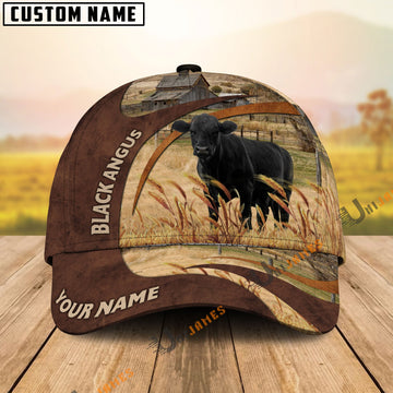 Uni Black Angus Brown Premium Customized Name Cap