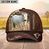 Uni Piedmontese Customized Name Leather Pattern Cap