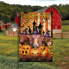 Uni Beefmaster Cattle Haunted Farm Halloween Flag