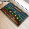 Uni Tractor Wipe Your Hooves Custom Name Doormat