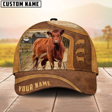 Uni Red Angus On The Farm Custom Name Cap