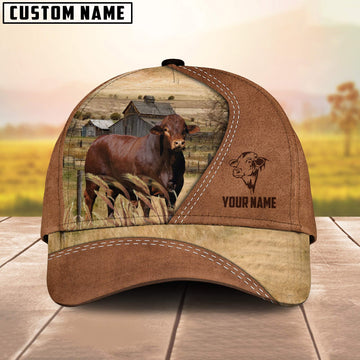 Uni Beefmaster Customized Name Brown Cap