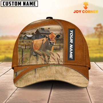 Uni Jersey Customized Name Brown Cap