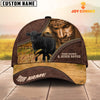 Uni Black Angus Farm & Jesus Customized Name Cap