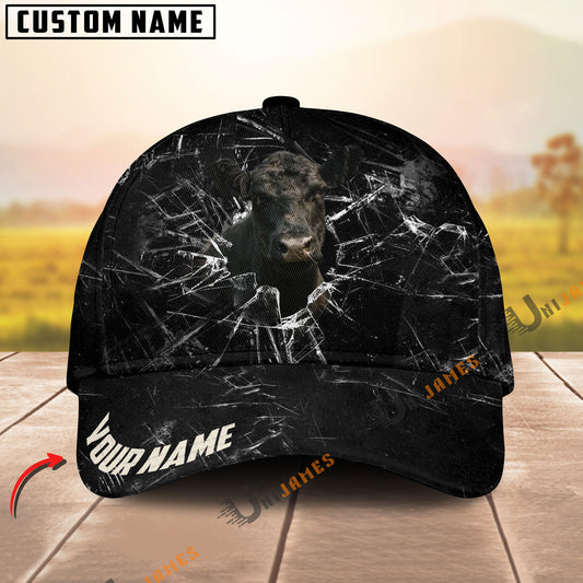 Uni Belted Galloway Glass Broken Customized Name Cap
